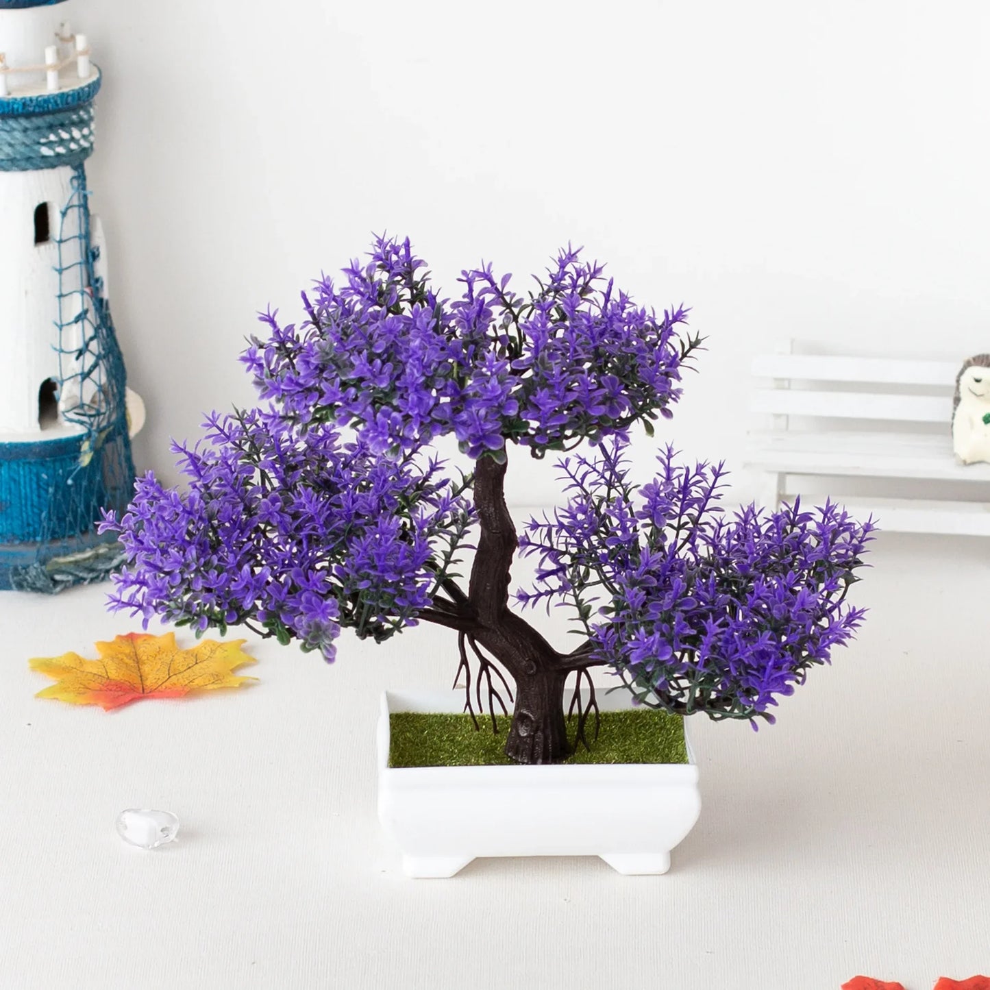 Bonsai Plastic Small Tree Pot Fake Plant Flower Potted Ornaments