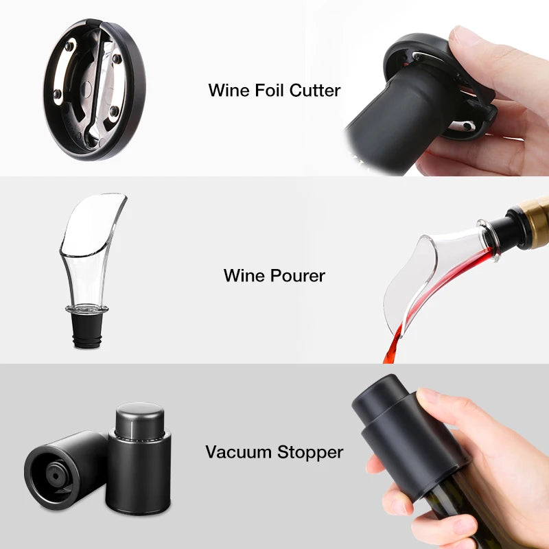 Automatic Bottle Opener for Red Wine Foil Cutter Electric Red Wine Openers