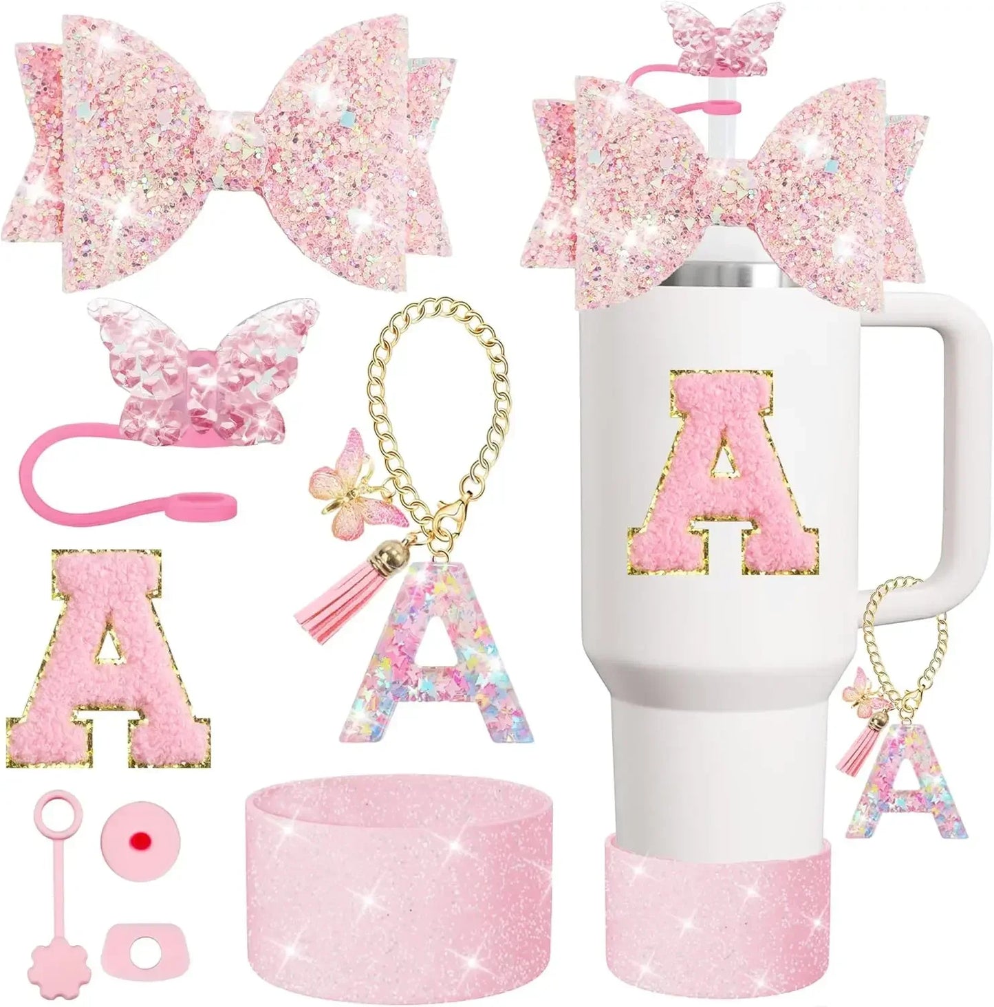 Accessories Set for Stanley Cup 30 40oz Tumbler Straw Topper Cover Cap Boot
