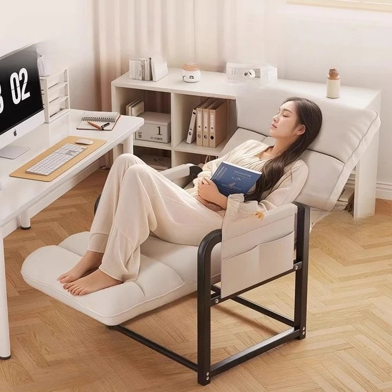 Folding Convertible Sofa Bed Recliner Lazy Armchair Single Sofa