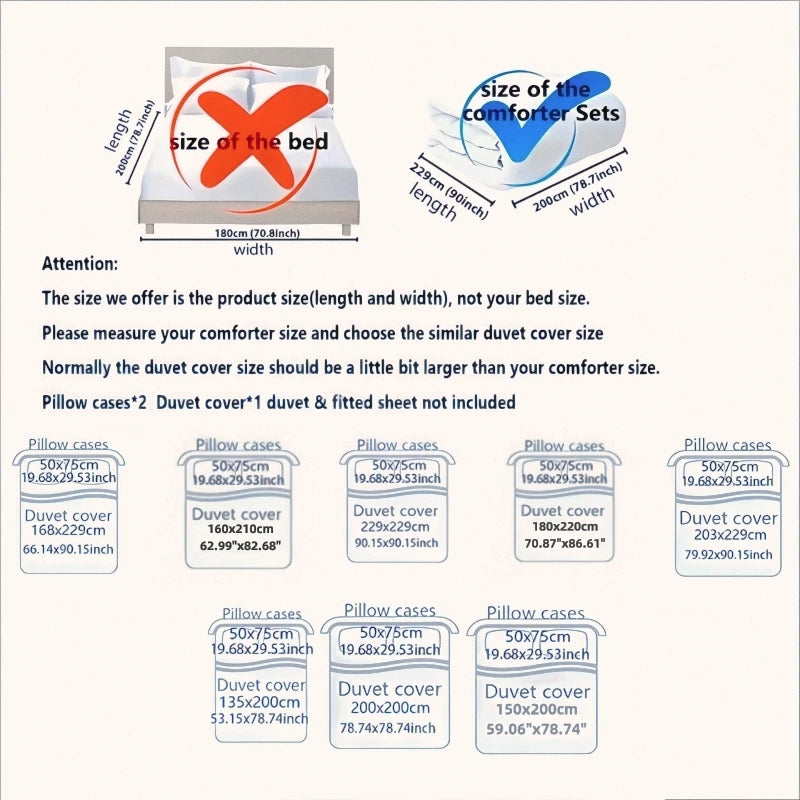 High Quality Skin Friendly Colored Bedding Set Quilt Cover