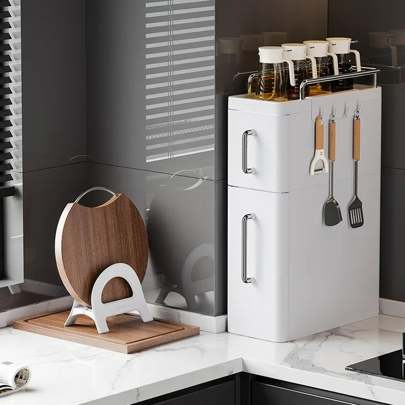 Layer Kitchen Spice Shelves Pull-Out Spice Organizer