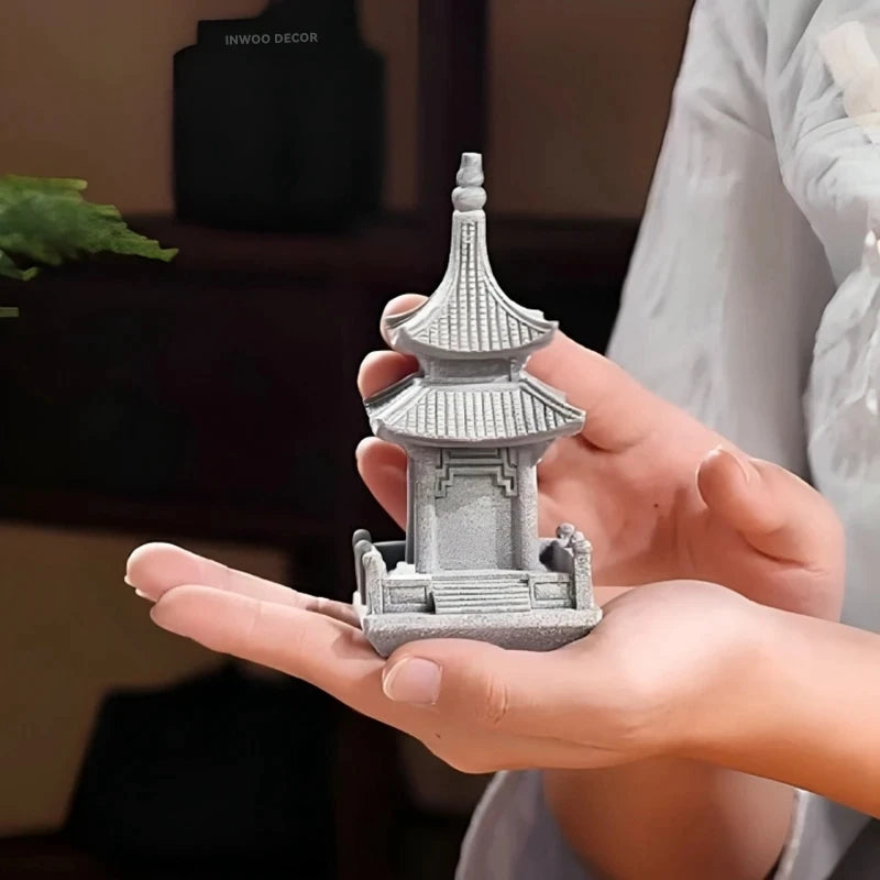 Japanese Garden Bonsai Rockery Lanscaping Home Decor