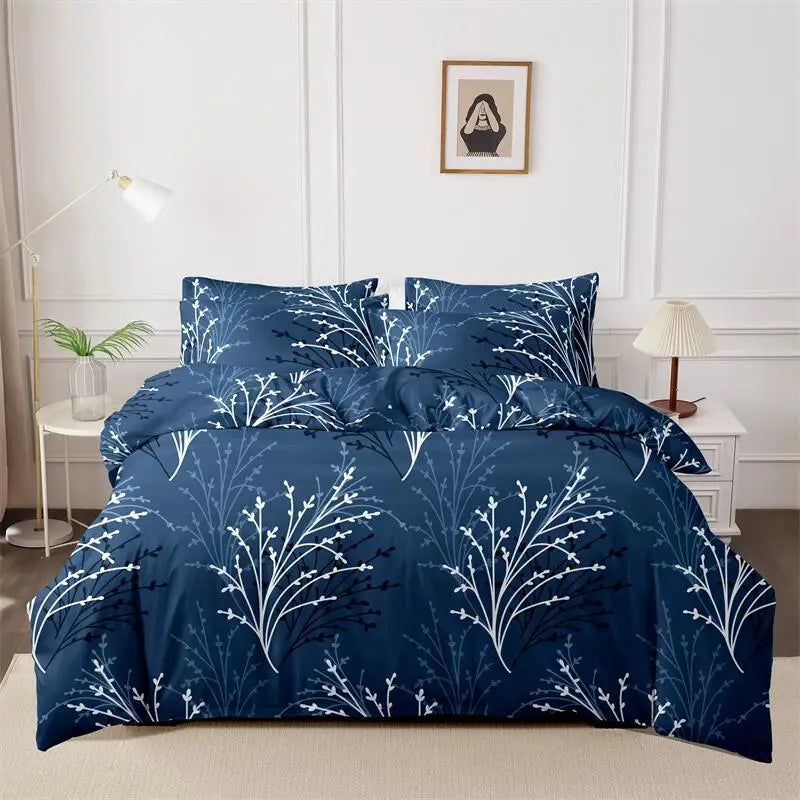 High Quality Skin Friendly Colored Bedding Set Quilt Cover