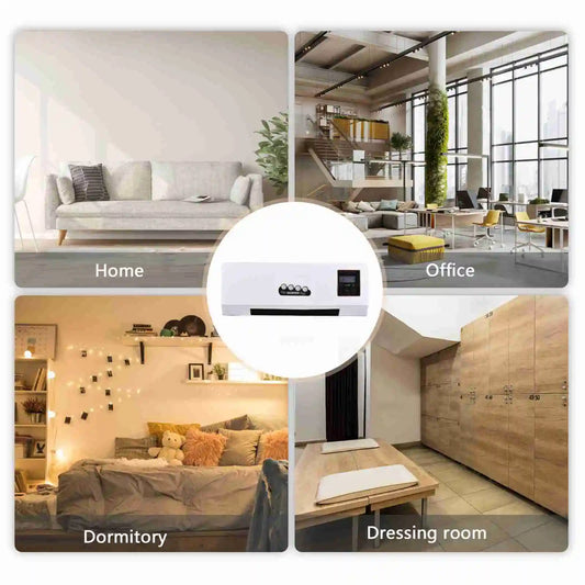 Heating Nature Wind Timing Digital Display Wall Mounted Space Heater