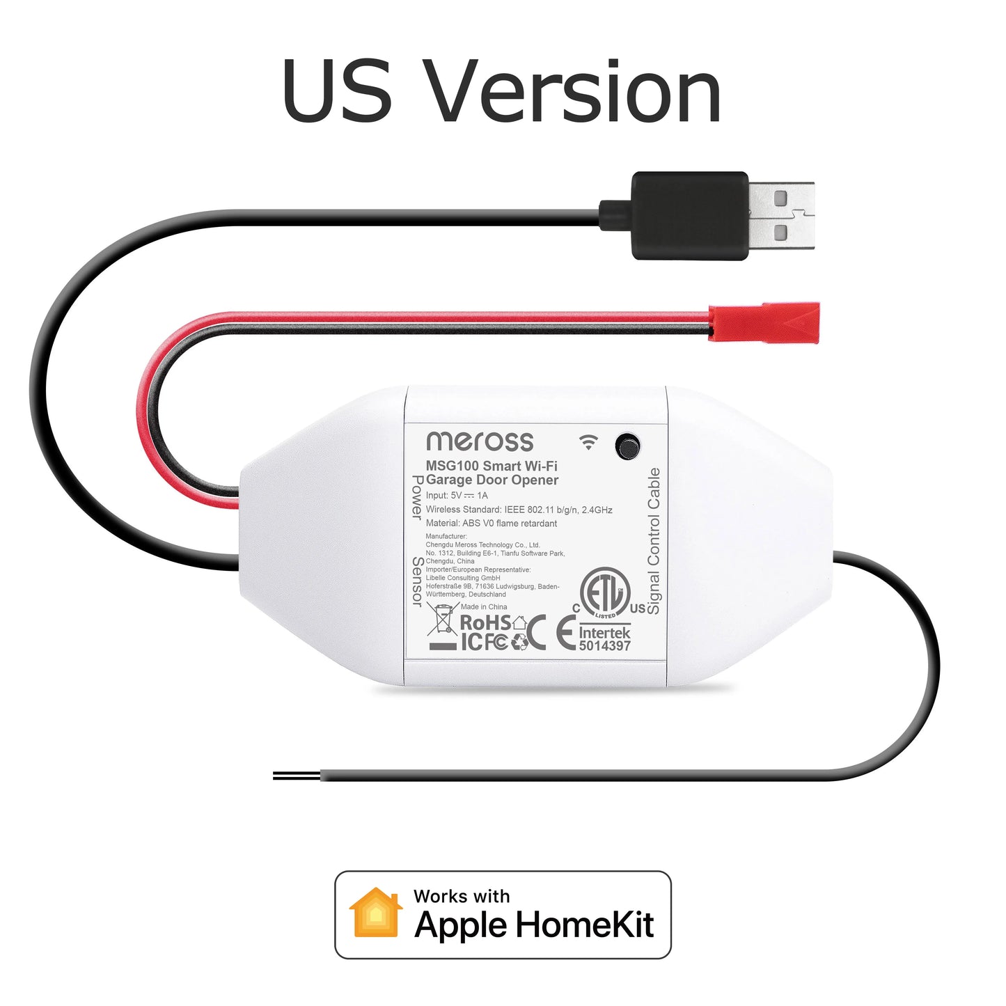 Opener Door Sensors Controller Remote Control Support Alexa Google