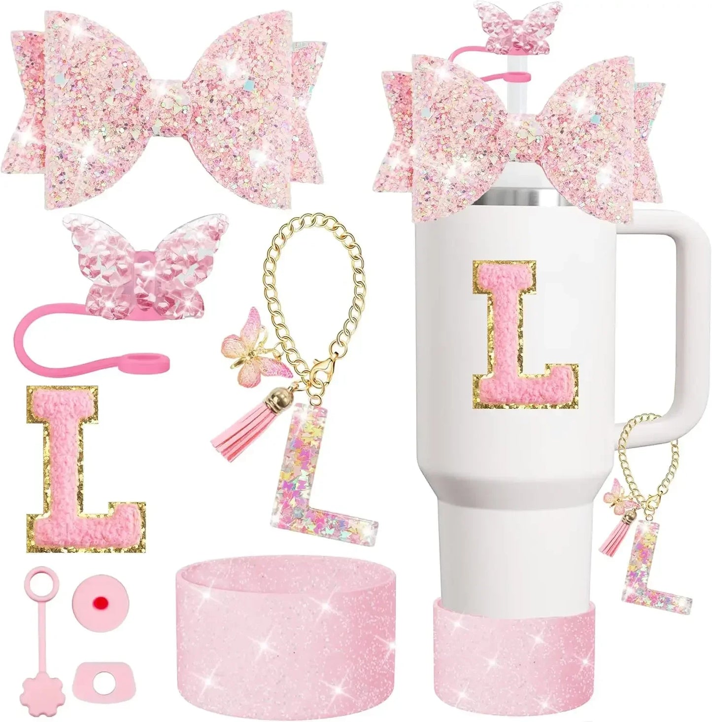 Accessories Set for Stanley Cup 30 40oz Tumbler Straw Topper Cover Cap Boot