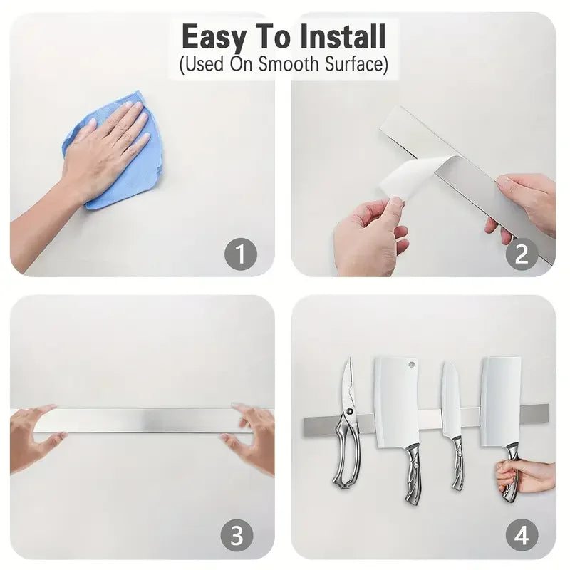 Professional Magnetic Strip Stainless Steel Magnetic Knife Holder Rack