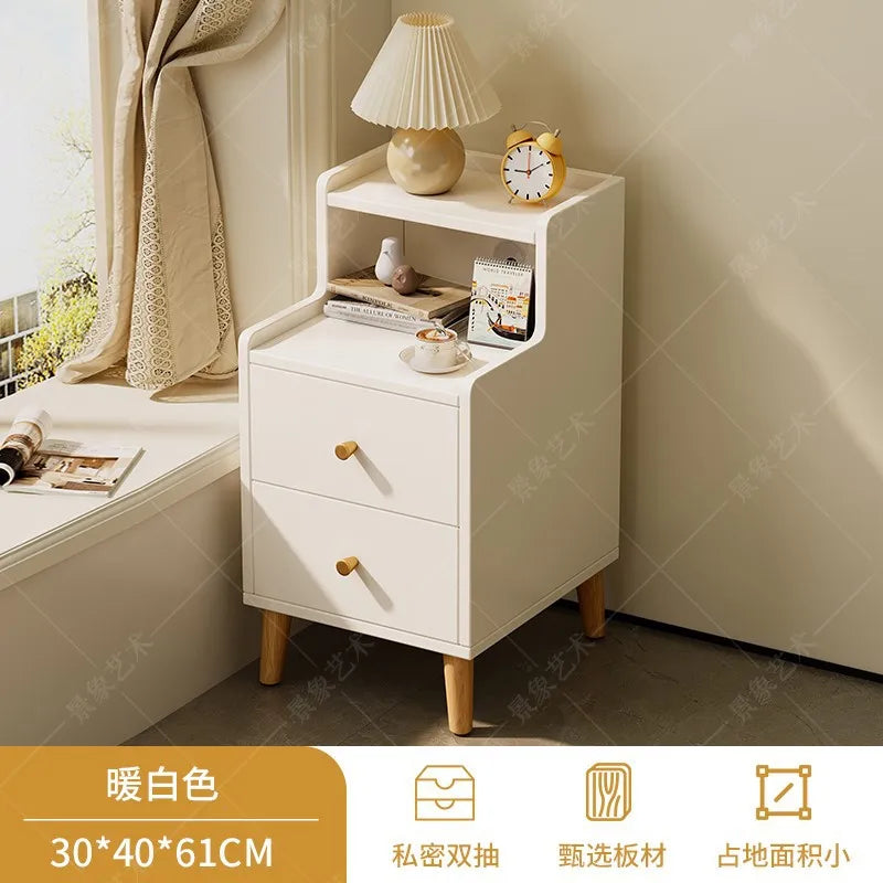 Modern Minimalist New Chinese Style Compact Narrow Bedside