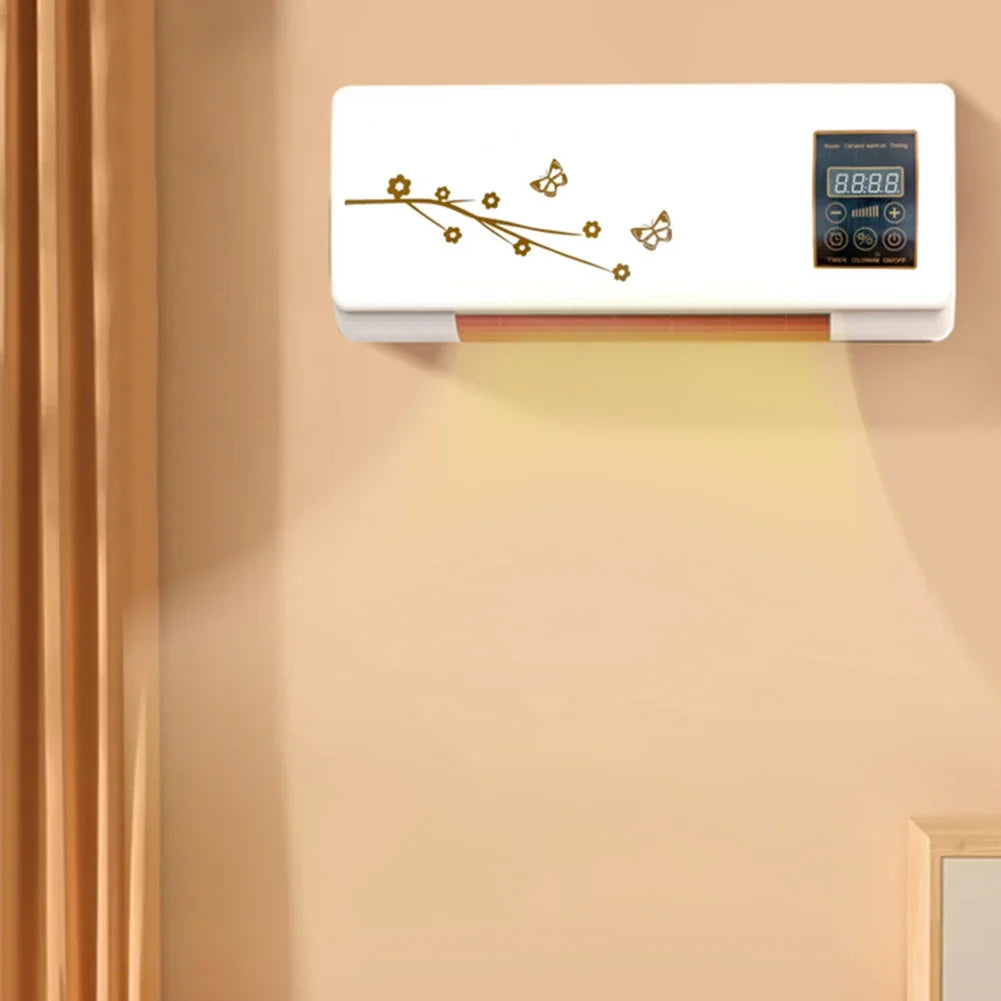 Air Conditioner Wall Mounted Electric Space Heater with Digital Display