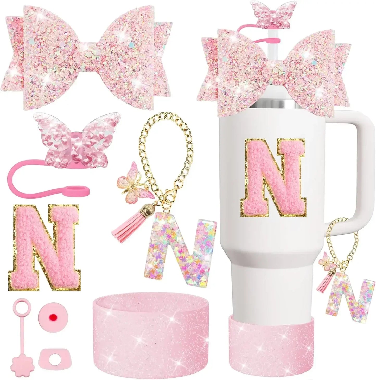 Accessories Set for Stanley Cup 30 40oz Tumbler Straw Topper Cover Cap Boot