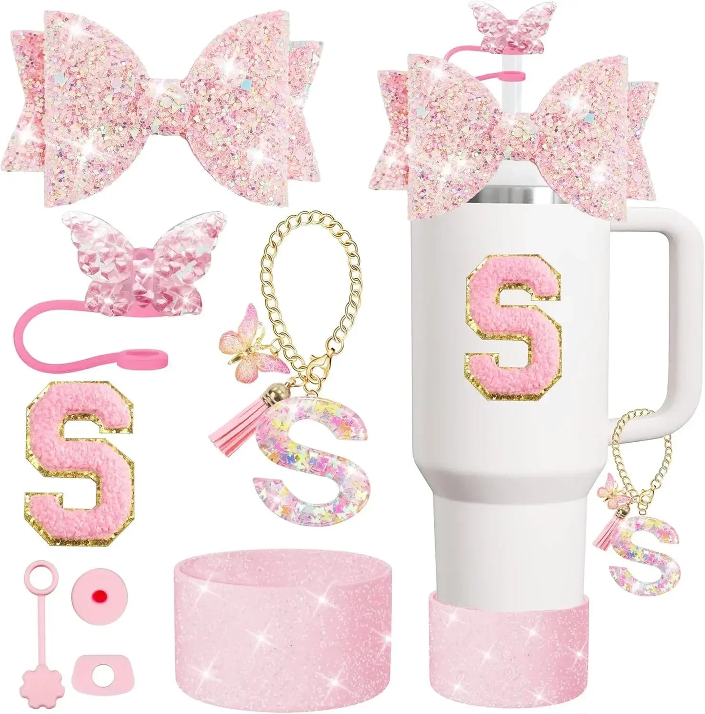 Accessories Set for Stanley Cup 30 40oz Tumbler Straw Topper Cover Cap Boot