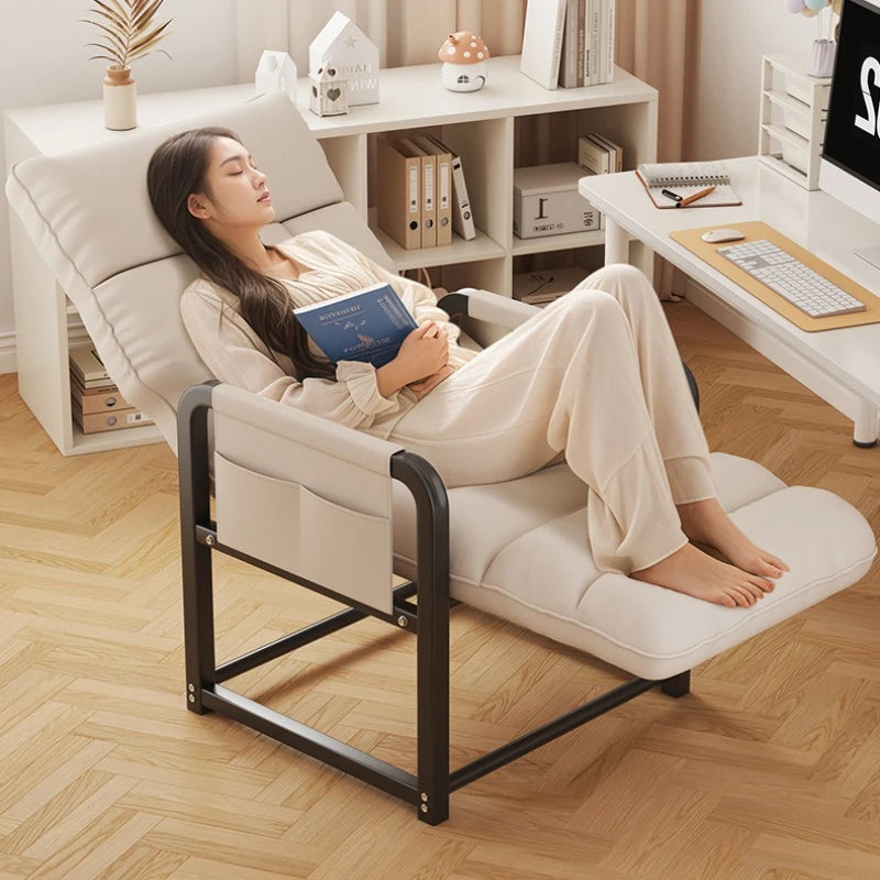 Folding Convertible Sofa Bed Recliner Lazy Armchair Single Sofa