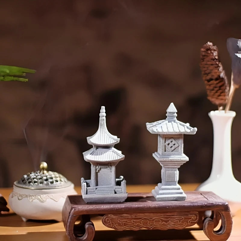 Japanese Garden Bonsai Rockery Lanscaping Home Decor