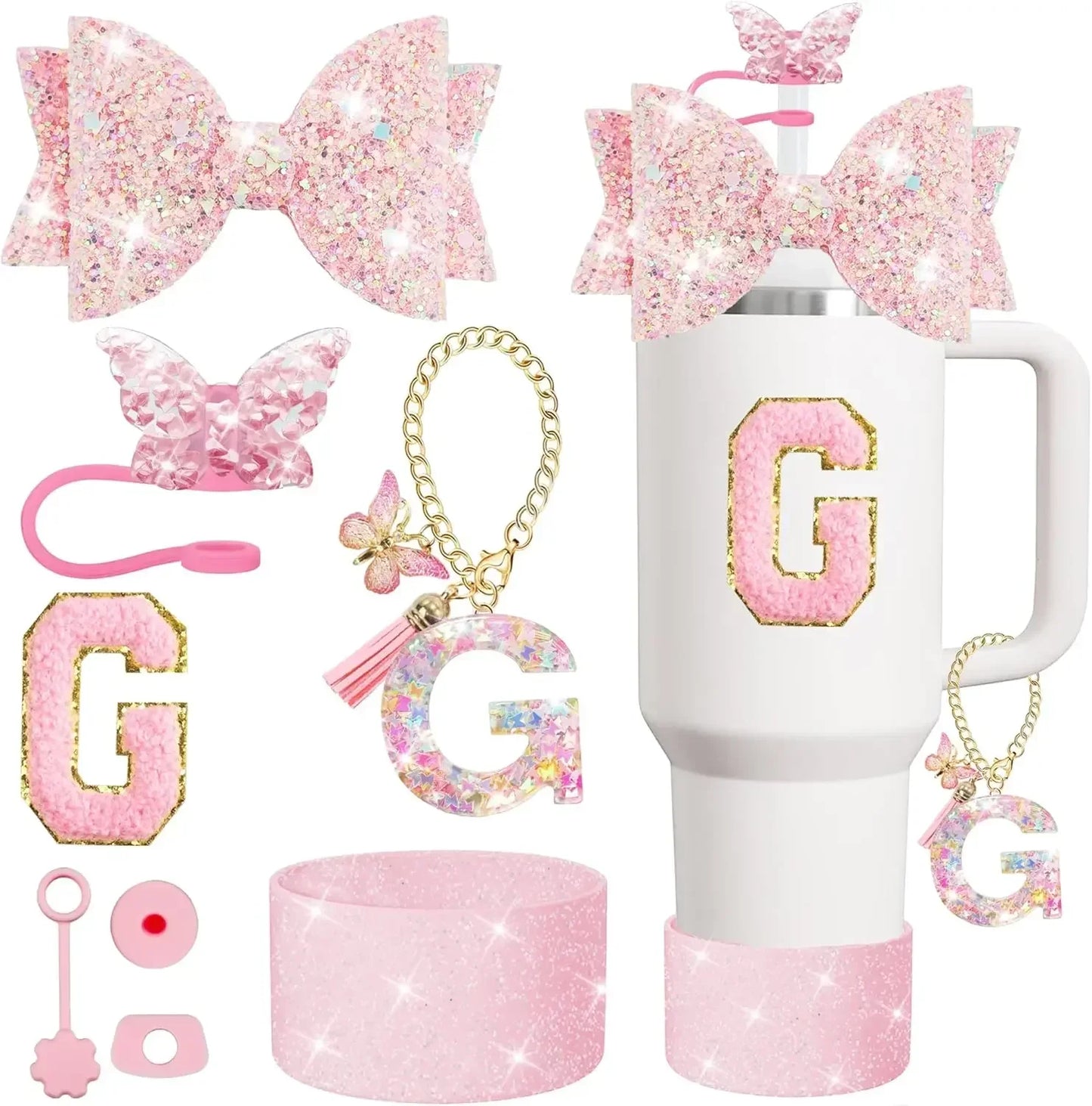 Accessories Set for Stanley Cup 30 40oz Tumbler Straw Topper Cover Cap Boot