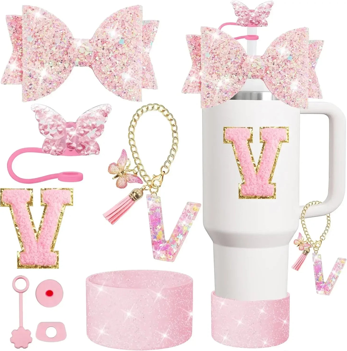 Accessories Set for Stanley Cup 30 40oz Tumbler Straw Topper Cover Cap Boot