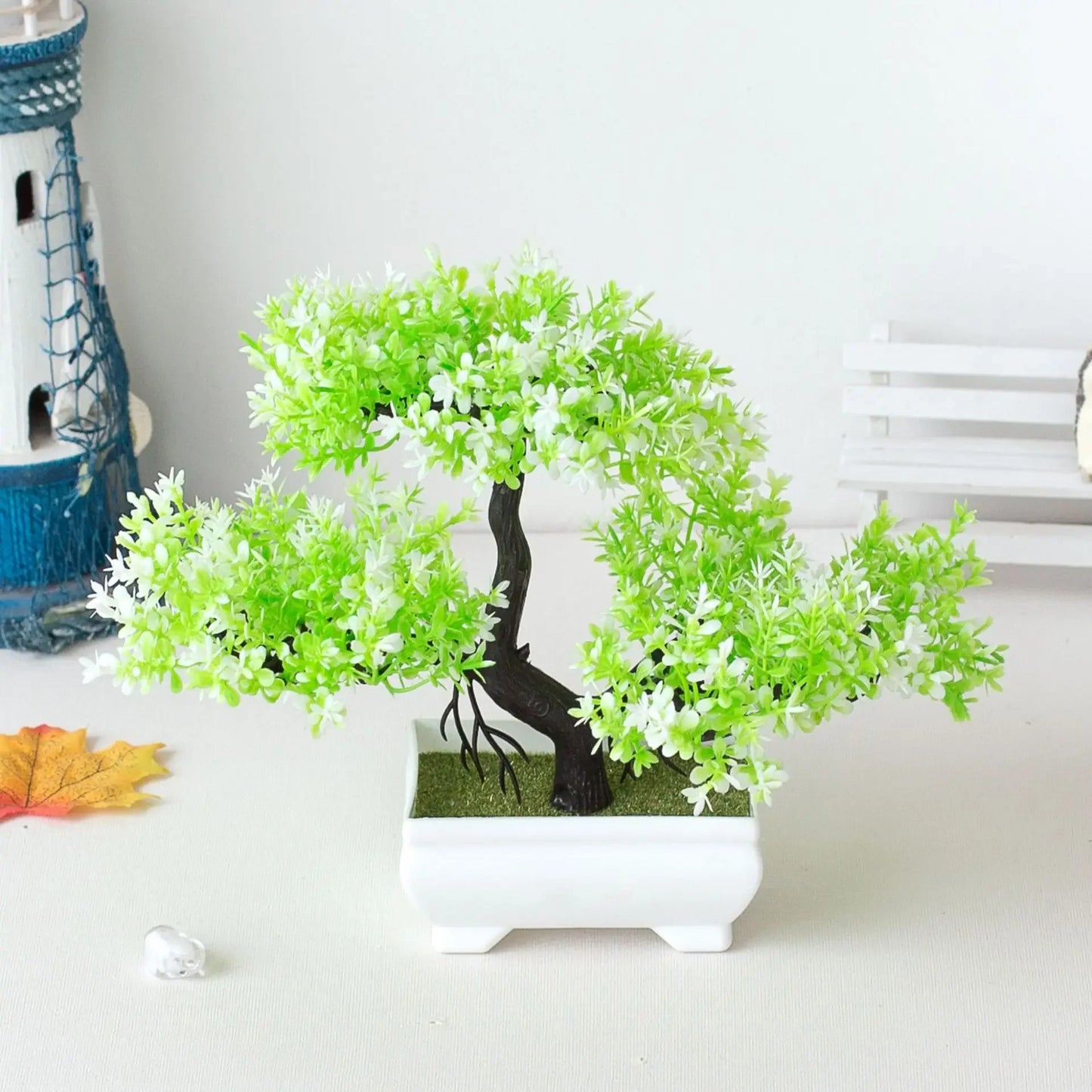 Bonsai Plastic Small Tree Pot Fake Plant Flower Potted Ornaments