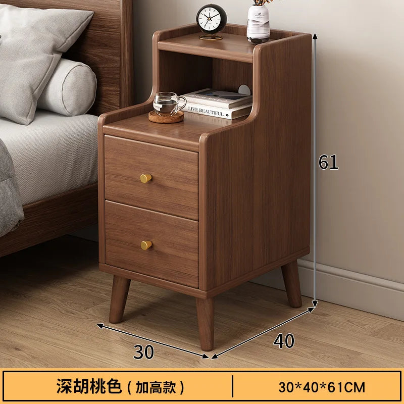 Modern Minimalist New Chinese Style Compact Narrow Bedside