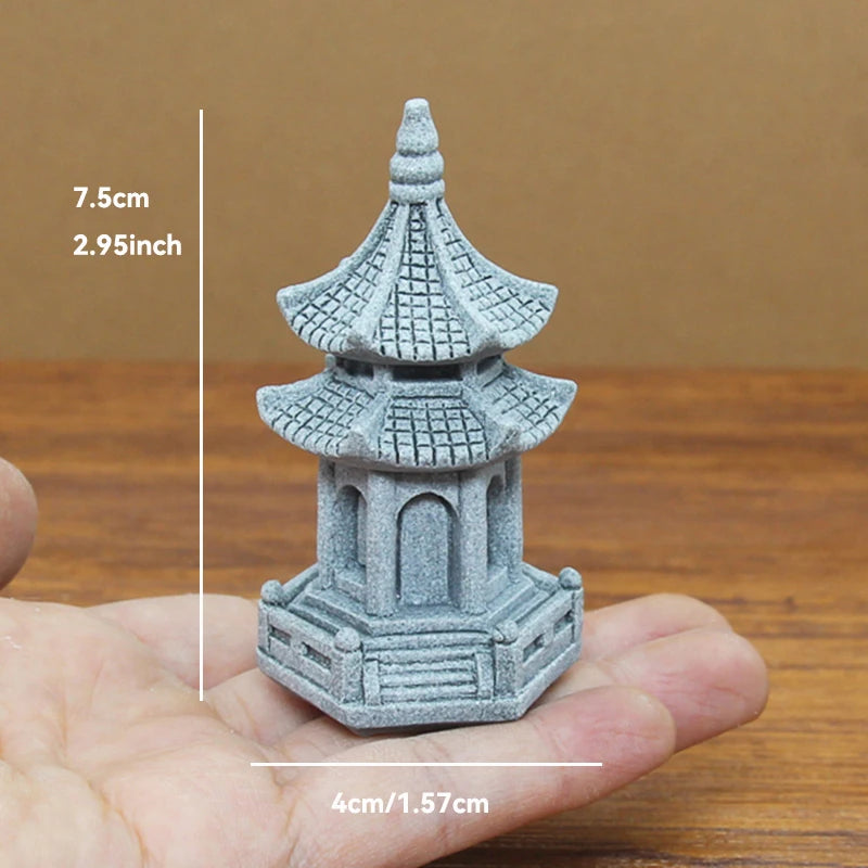 Japanese Garden Bonsai Rockery Lanscaping Home Decor