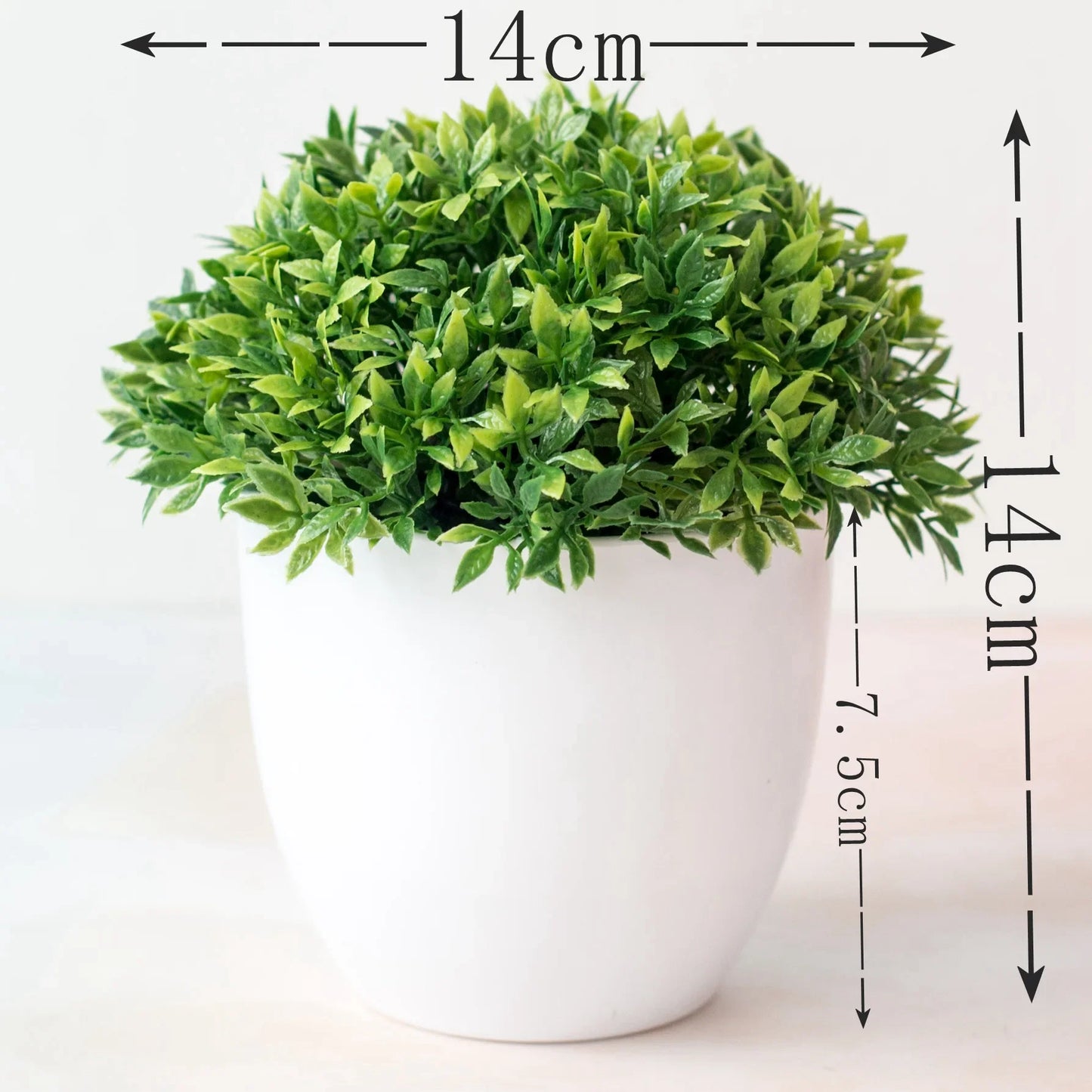 Bonsai Plastic Small Tree Pot Fake Plant Flower Potted Ornaments