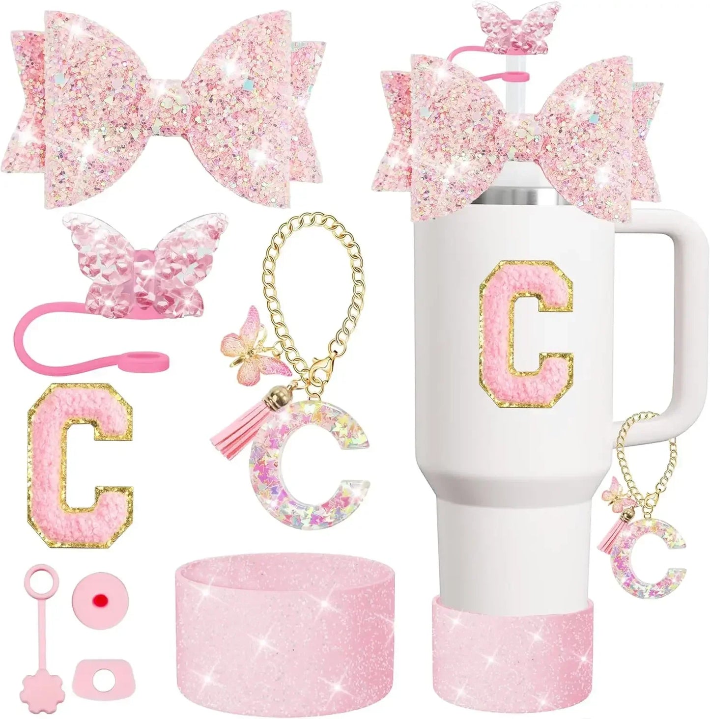 Accessories Set for Stanley Cup 30 40oz Tumbler Straw Topper Cover Cap Boot