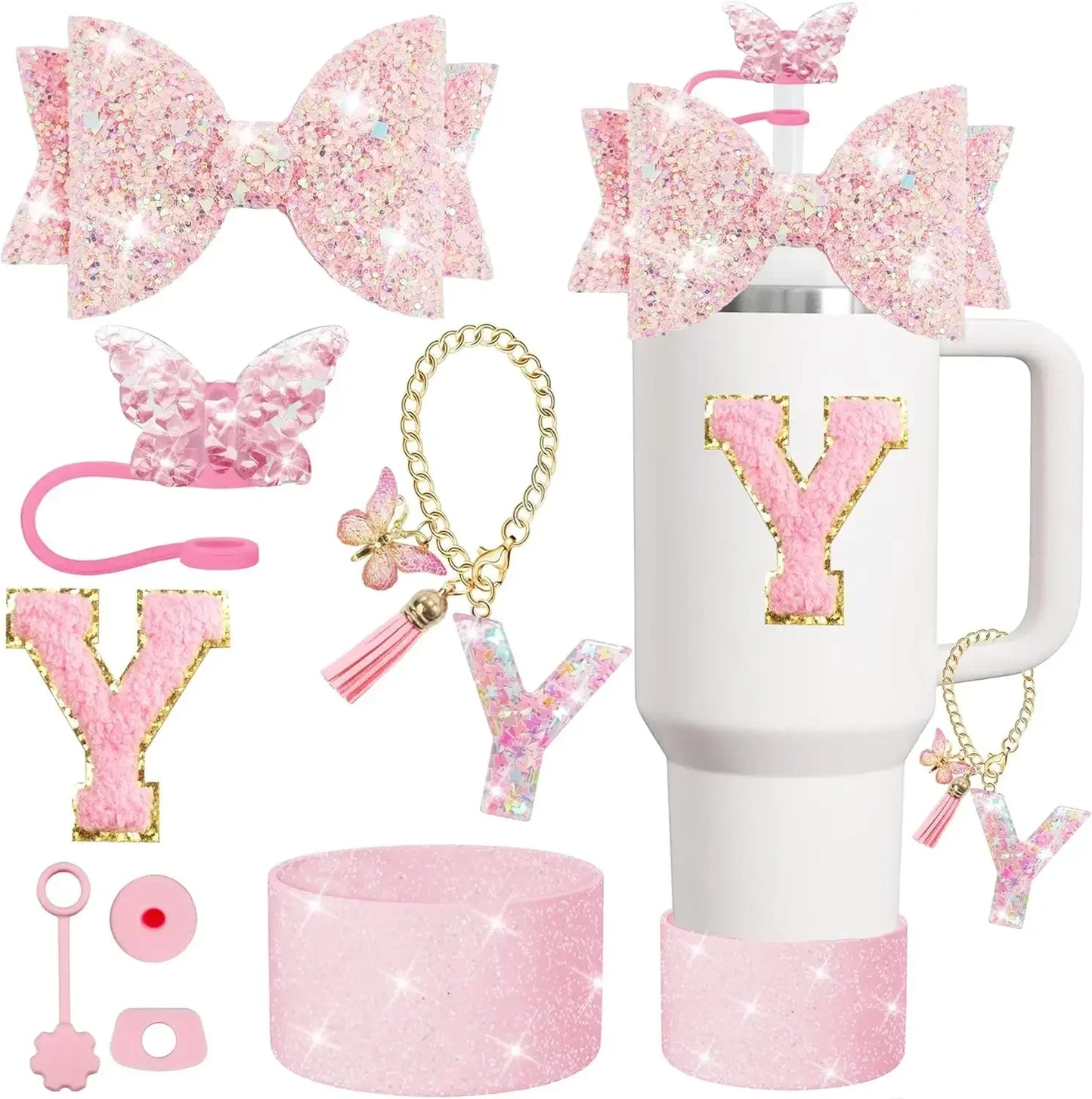 Accessories Set for Stanley Cup 30 40oz Tumbler Straw Topper Cover Cap Boot