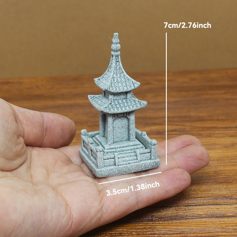 Japanese Garden Bonsai Rockery Lanscaping Home Decor