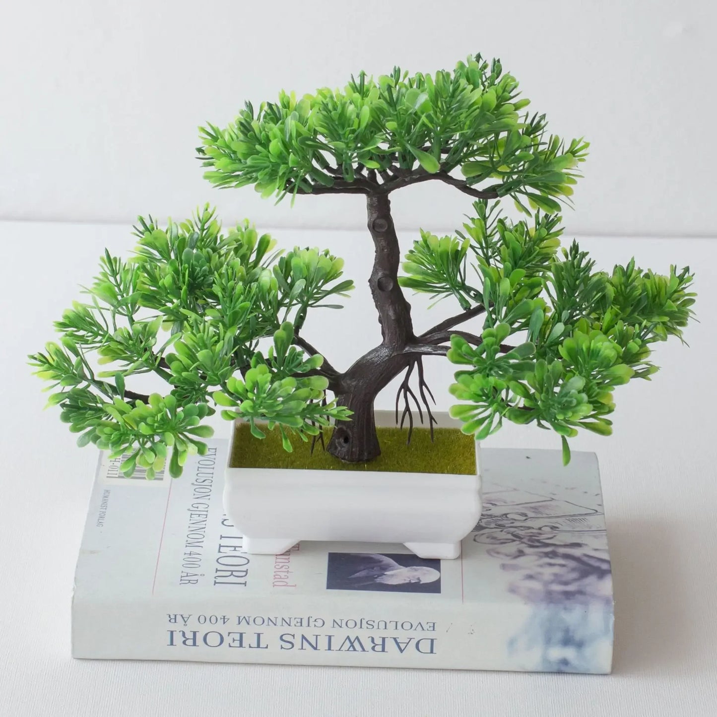 Bonsai Plastic Small Tree Pot Fake Plant Flower Potted Ornaments