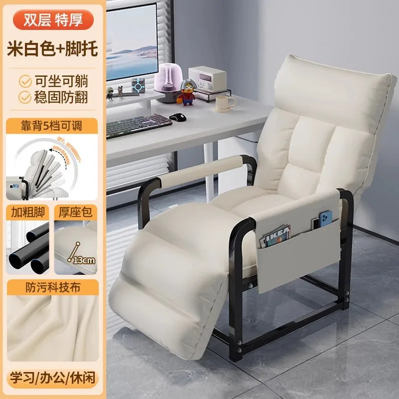 Folding Convertible Sofa Bed Recliner Lazy Armchair Single Sofa